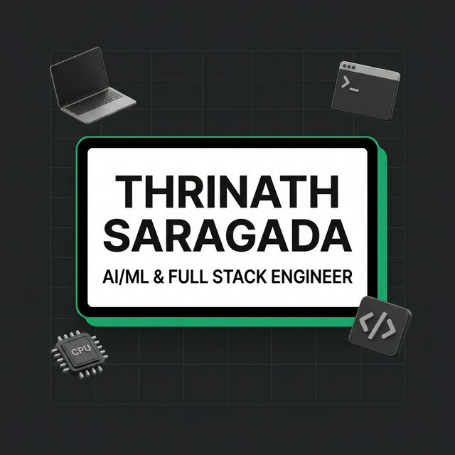 Thrinath Saragada | High-Performance AI/ML & Full Stack Engineer